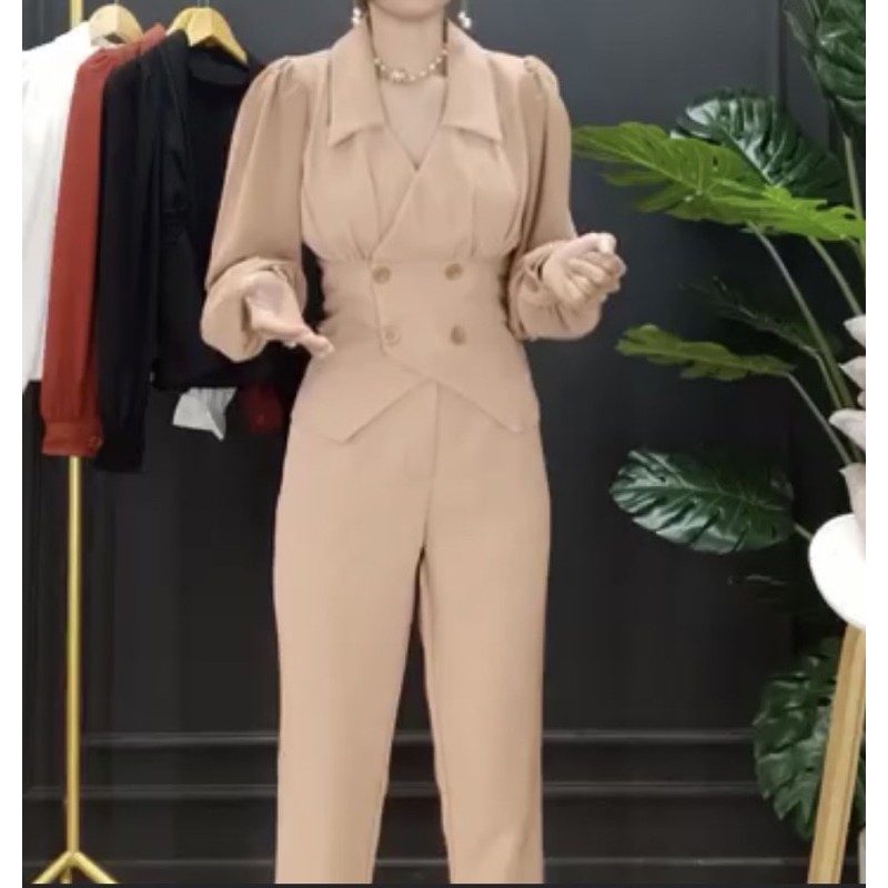 set vest nữ công sở