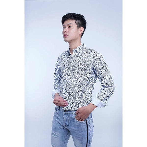 Áo Sơ Mi Nam Dài Tay ALLENSTORE Cao Cấp, Chất Lụa Chống Nhăn, Mát Mẻ, Tạo Sự Thoải Mái, Phong Cách Hàn Quốc, AL13