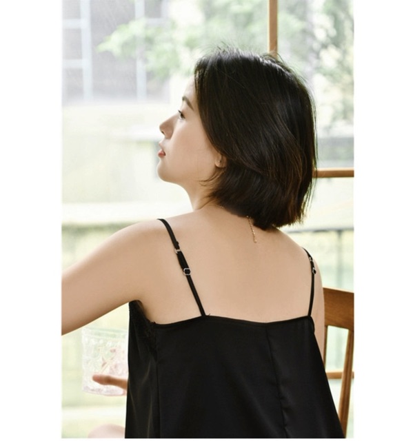 [Mã WABIG19 giảm 15% đơn 150k] Sx 680 bộ ngủ lụa satin phối ren - đồ ngủ 2 dây -KellyWang | BigBuy360 - bigbuy360.vn