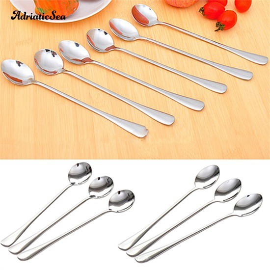Muỗng inox không gỉ cán dài tiện dụng