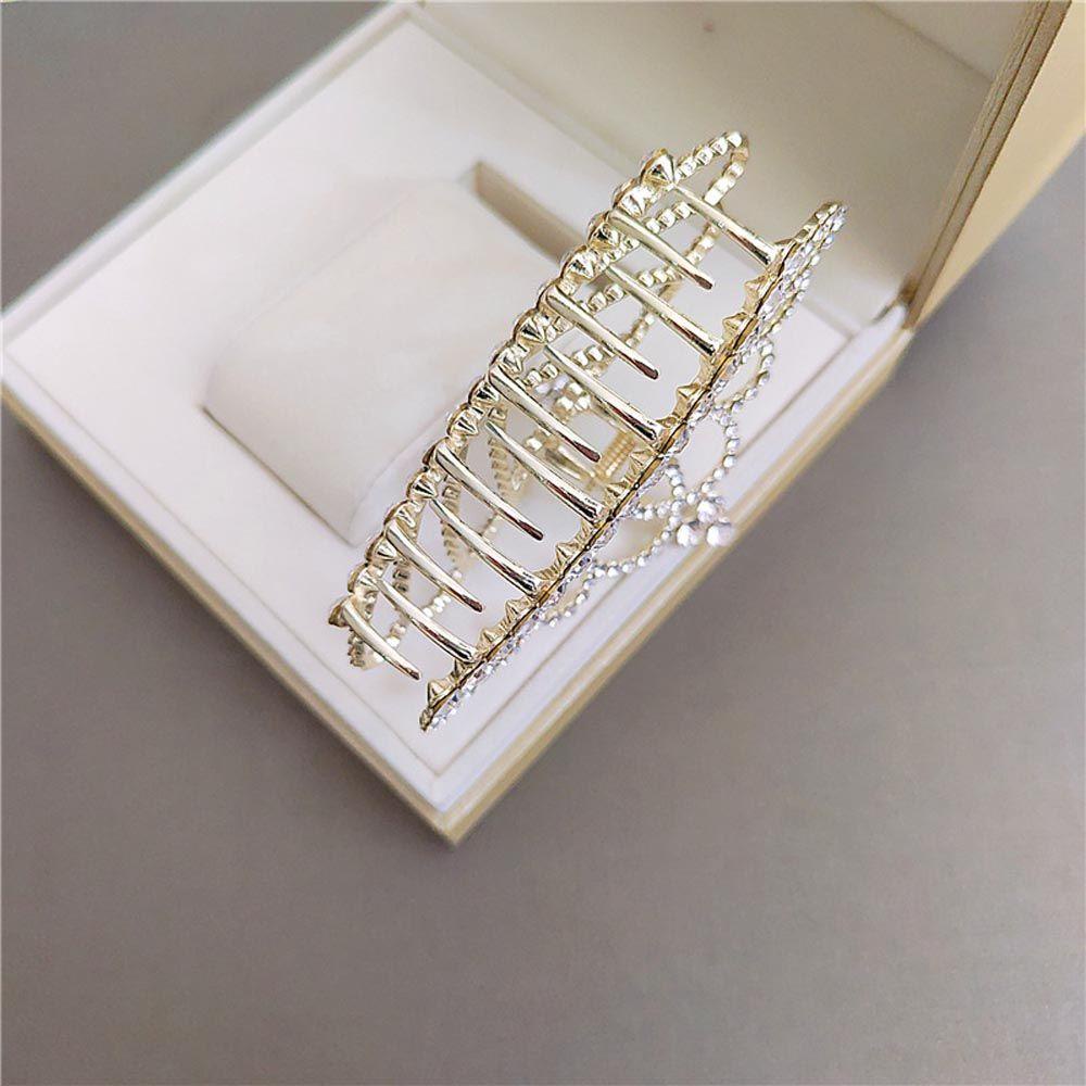 Kẹp Tóc Càng Cua / Vương Miện Rỗng Lấp Lánh Cho Nữ