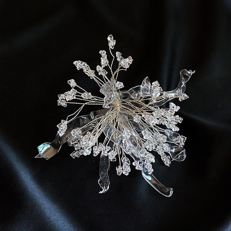 Vòng Hoa Pha Lê Handmade Xinh Xắn Dành Cho Cô Dâu