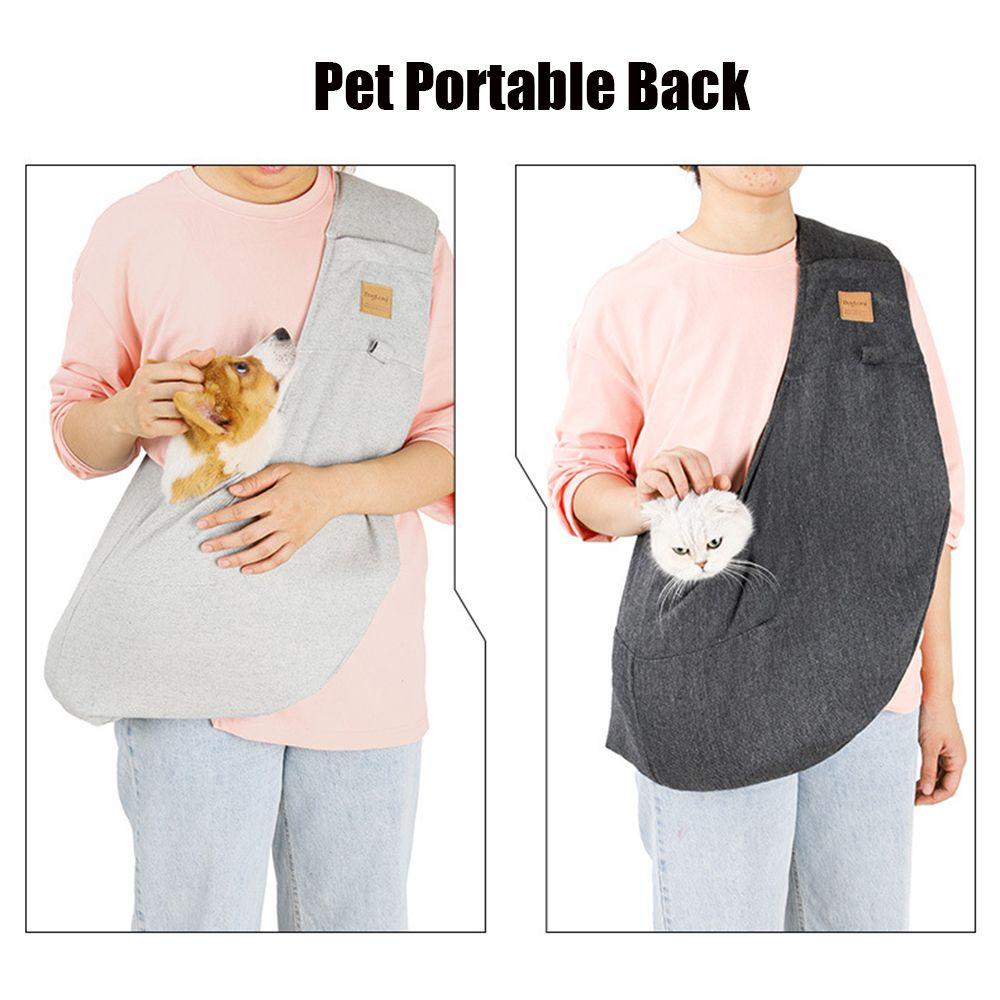 Túi Đeo Chéo Lưới Thoáng Khí Nhỏ Gọn Thoải Mái Cho Thú Cưng GOGOUP