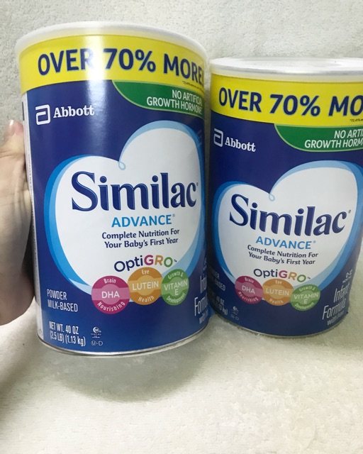 Sữa Similac Advance tối ưu hệ miễn dịch 1.02kg/1.13kg