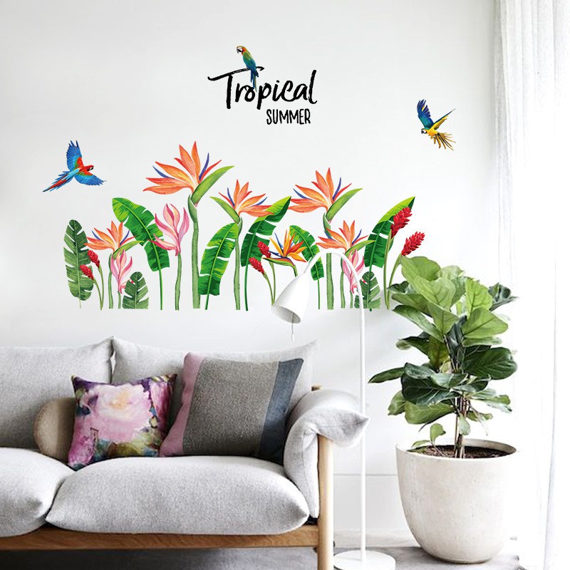 Decal dán tường, tranh dán tường, tranh trang trí decor phòng nhiều mẫu lựa chọn - Mẫu 6