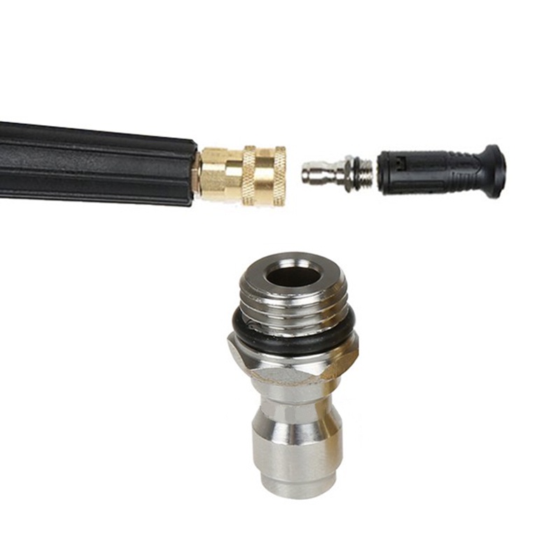 Đầu đực nối nhanh, phụ kiện máy rửa xe SOEASY đầu nối vòi phun với béc xịt rửa C0004-29
