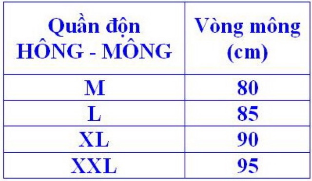 Quần độn mông su đùi hàng đẹp