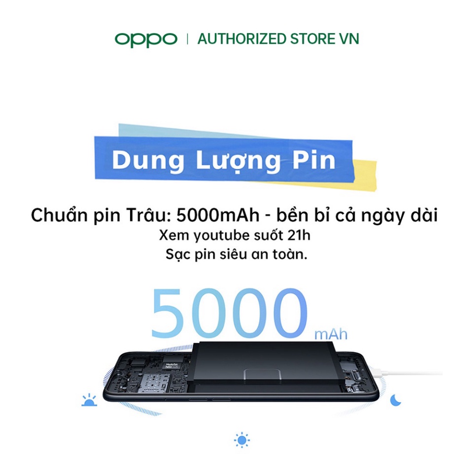Điện thoại OPPO A16 4GB - Hàng chính hãng