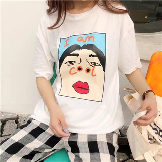 Áo thun tay lỡ i am cool