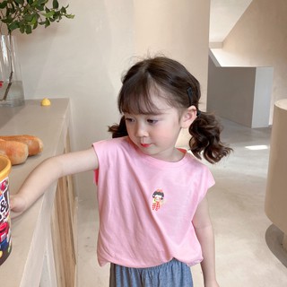 [A186] Áo phông cô bé hở lưng sz 90-140