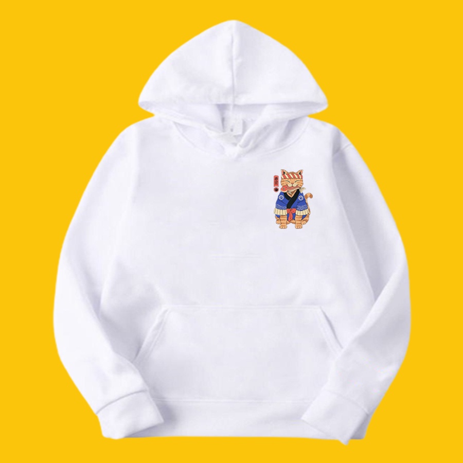 Áo Hoodie unisex nam nữ form rộng oversize Nỉ bông - HD21