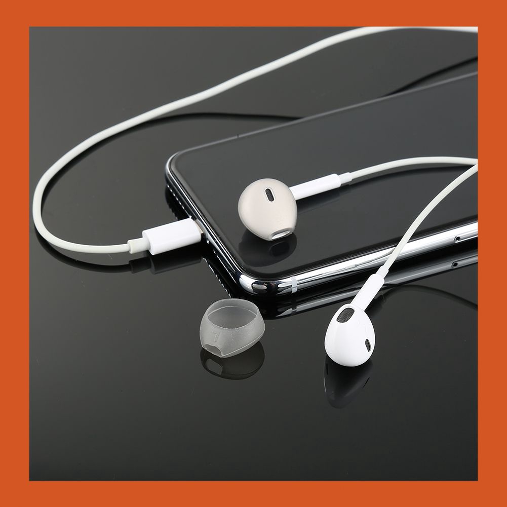 DĐầu silicon bọc tai nghe dành cho Airpods thích hợp Iphone 5 5S 6 6Plus 6S 6S Plus 7