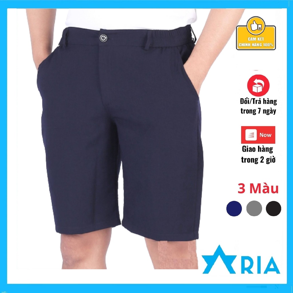 Quần Đũi Nam Ngắn Cài Cúc Short Nam Thoáng Mát Thấm Hút Mồ Hôi Co dãn 4 chiều