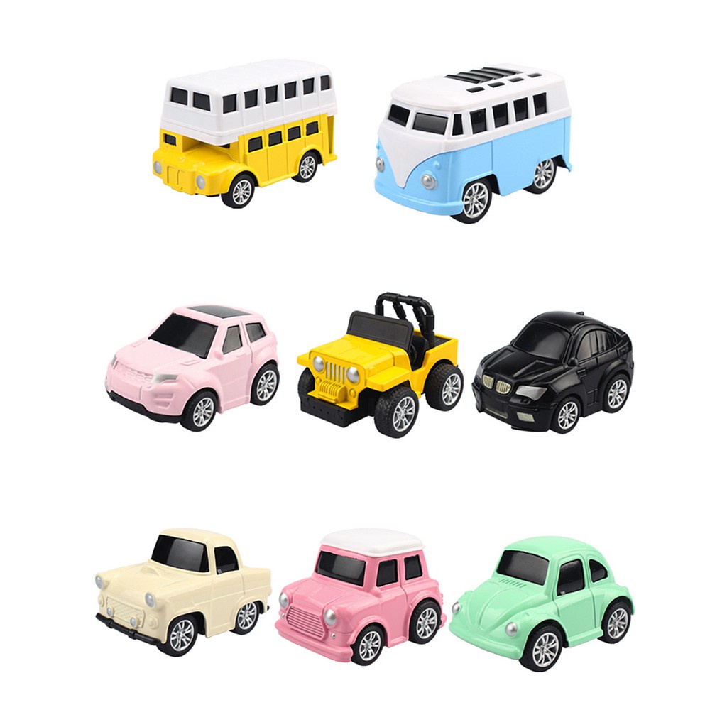 [Giảm giá thần tốc] Bộ 8 Ô Tô Mô Hình Bằng Sắt MINI CAR - Đồ Chơi Cho Bé Trai