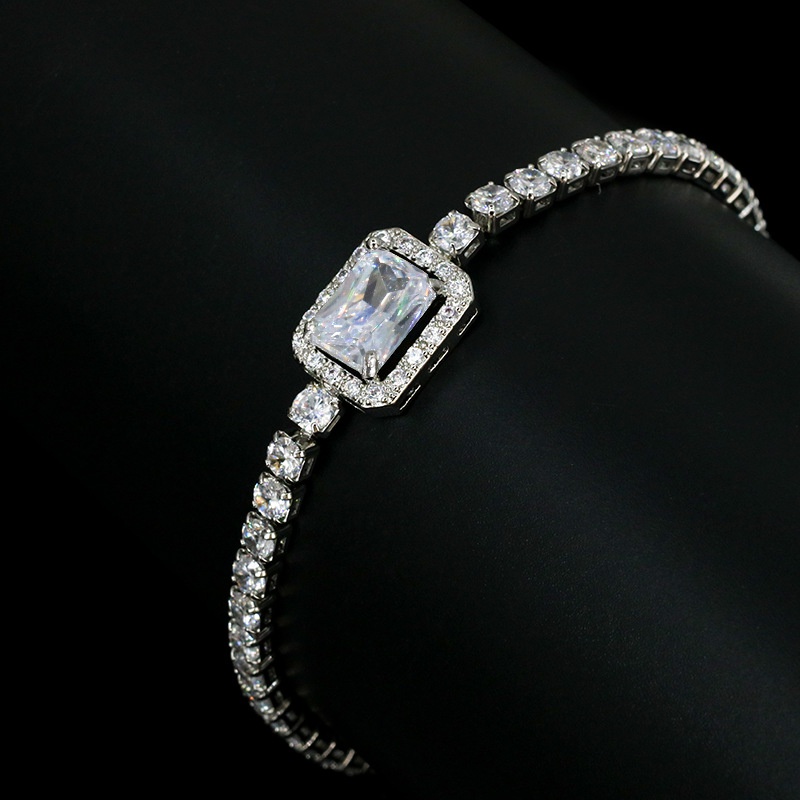 Vòng Tay Đính Đá Zircon Đơn Giản Thời Trang Cho Nữ