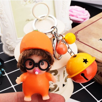 ♕♕♕ Móc Khoá Hình Các Em Bé Ngộ Nghĩnh ✓ BABY QUẢ CAM ✓ Mẫu Mã Độc Đáo, Mới Nhất 2018