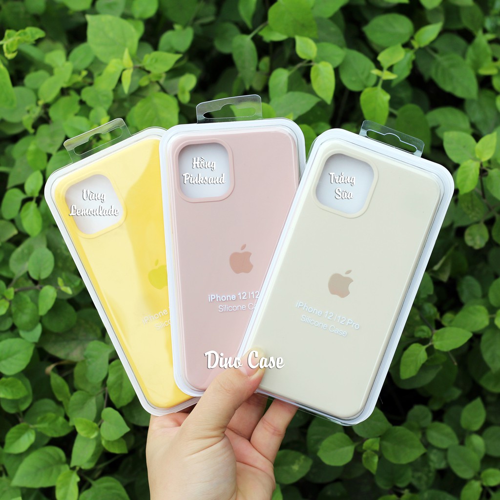 Ốp lưng iphone Chống bẩn 20 màu silicon case cho 12 / 12Pro / 12 Promax - Dino Case