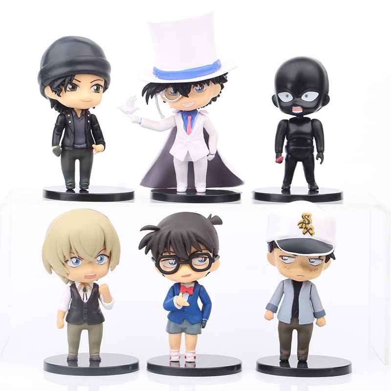 Set 6 Mô Hình Thám Tử Lừng Danh Conan