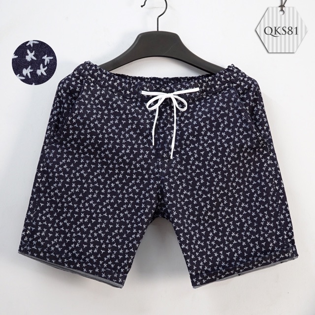 Quần Short Nam Hoạ Tiết Năng Động, Chất Vải Kaki Thun Co Giãn, Thoãi Mái, Dáng Thể Thao