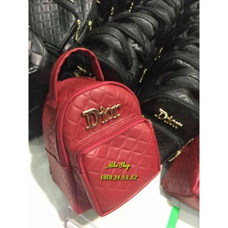 BA LÔ DIOR CAO CẤP ĐEO 2 KIỂU (ĐỎ) - ẢNH THẬT 100%