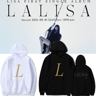 Áo hoodie in chữ Lalisa phong cách thời trang