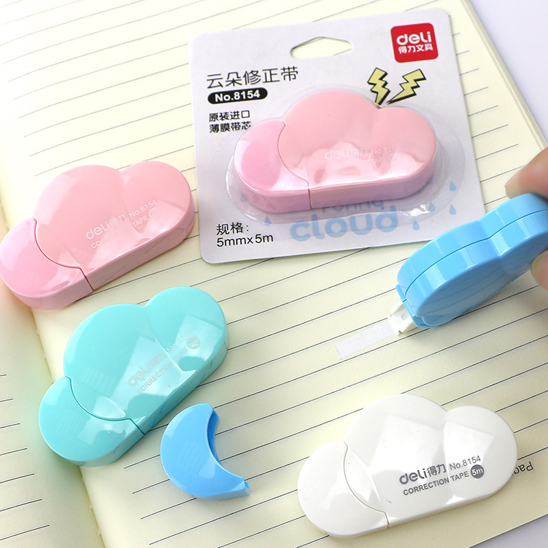 Bút Xóa Kéo Hình Đám Mây Dễ Thương