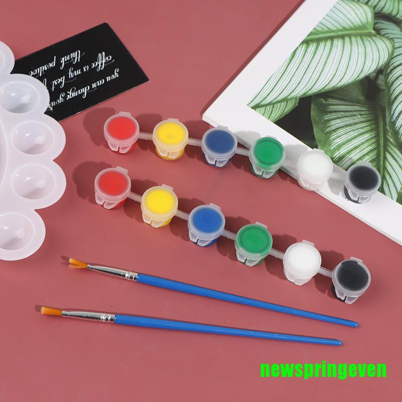 Bộ 6 Cọ Vẽ Màu Nước Bằng Acrylic Cho Trẻ Em