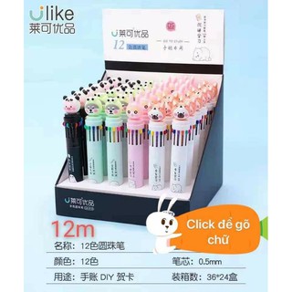 Bút bi 10 , 12 ngòi cute