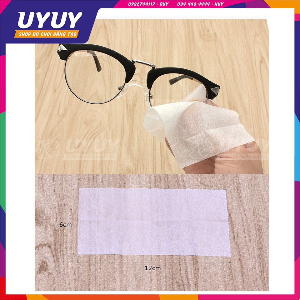 Khăn ướt lau kính siêu sạch có Nano phủ tránh mờ sương hỗ trợ khi trời mưa