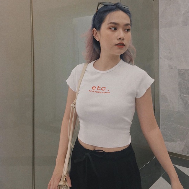 🥗ÁO CROPTOP THÊU CHỮ
