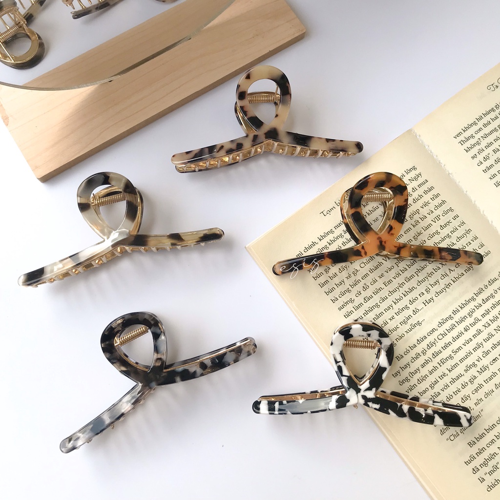 [ KEP108/ KEP110 ]KẸP GẮP TÓC CÀNG CUA NỮ DÀI GRANITE HOT TREND HÀN QUỐC ESIS ACCESSORIES