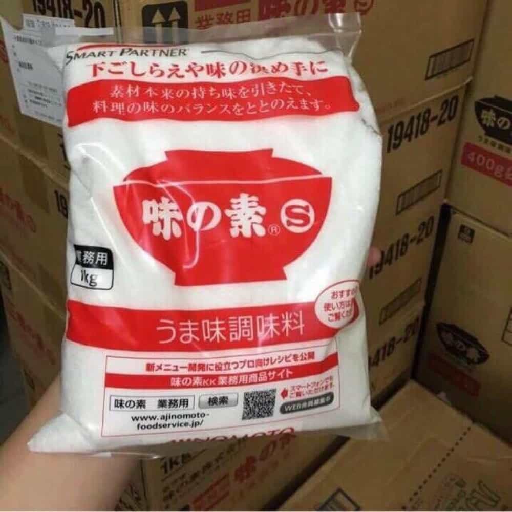 Bột Ngọt (Mì chính) Ajinomoto 1Kg Nhật Bản (Gói)