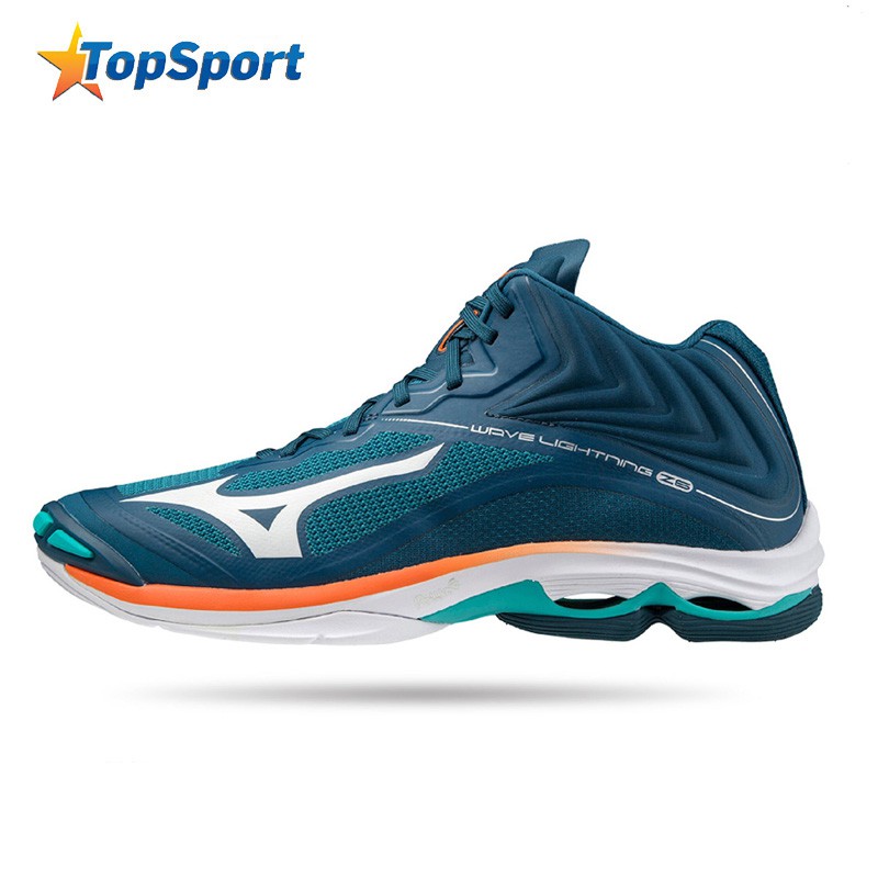 Giày bóng chuyền MIZUNO V1GA200584 WAVE LIGHTNING Z6 MID giày bóng chuyền cầu lông dành cho nam mẫu mới