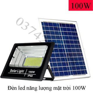 Đèn led pha năng lượng mặt trời 100w BABA