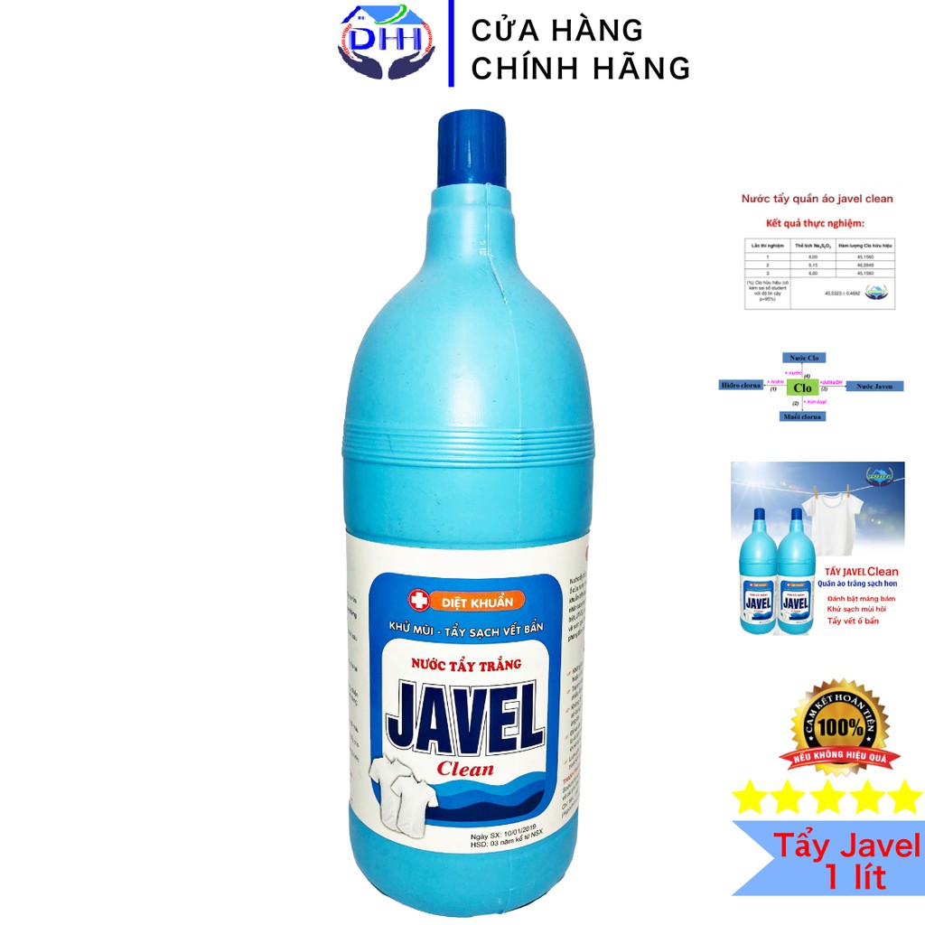 Tẩy trắng quần áo JAVEL-Xóa Tan Mọi Vết Bẩn