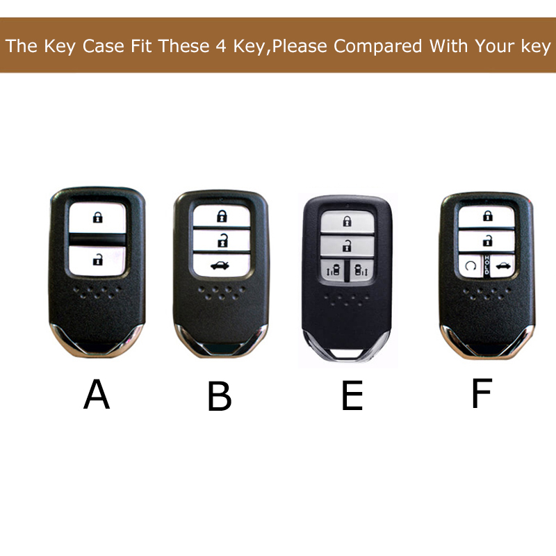 Vỏ chìa khóa điều khiển từ xa bằng hợp kim kẽm và silicon cho Honda Hrv City Spec V 2022/Crv/Accord/Civic Brio 2016-2022 Hrv Jazz Brv