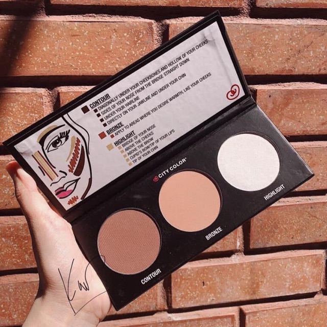 Bảng phấn tạo khối CITY COLOR CONTOUR PALETTE