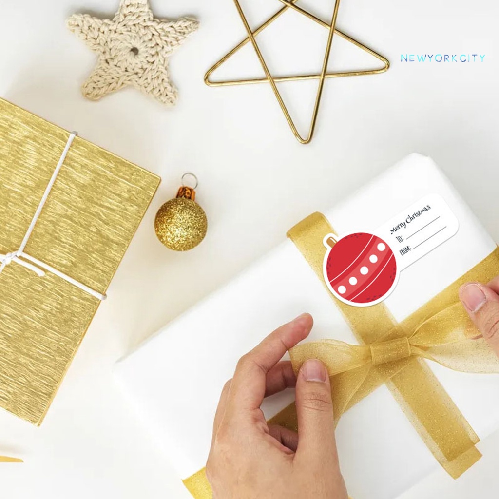 Set 10 Miếng Dán Trang Trí Giáng Sinh Nhiều Kiểu Dáng Dễ Thương