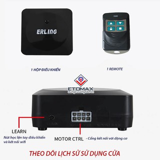[SALE] Bộ điều khiển cửa cuốn bằng điện thoại ERLING Wifi