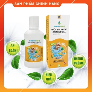 Nước súc miệng cai thuốc lá Thanh Nghị 250ml, hiệu quả sau 7 ngày sử dụng