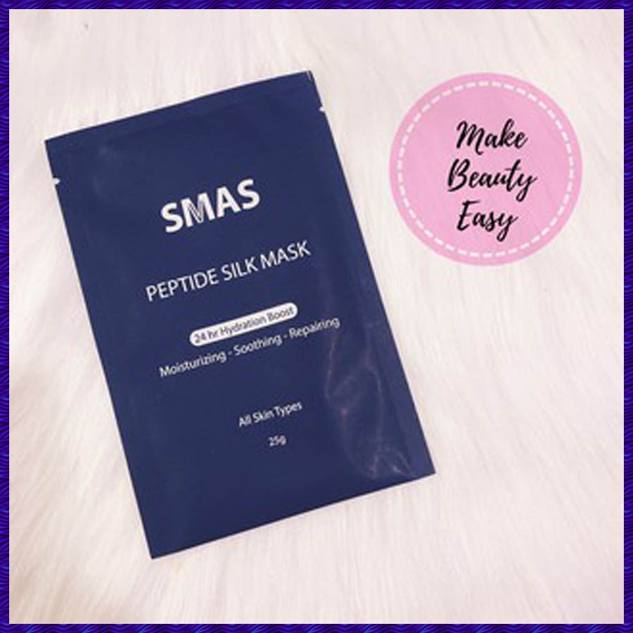 Mặt Nạ Dưỡng Và Phục Hồi Da SMAS Peptide Silk Mask 24H Hydration Boost 25G Nhật Bản - Dành cho da nhạy cảm, treatment 5.