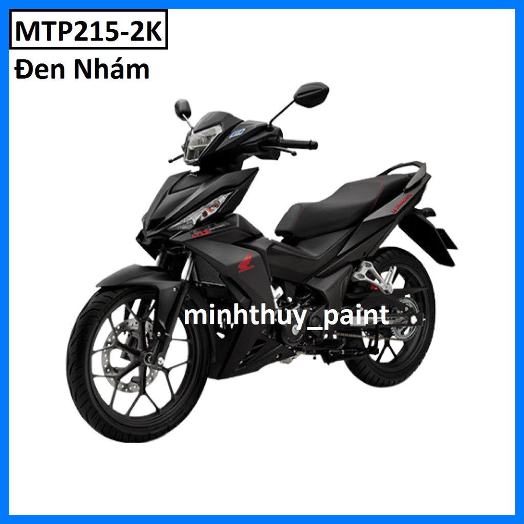 Sơn xe máy Honda Winner màu Đen nhám MTP215-2K Ultra Motorcycle Colors thumbnail