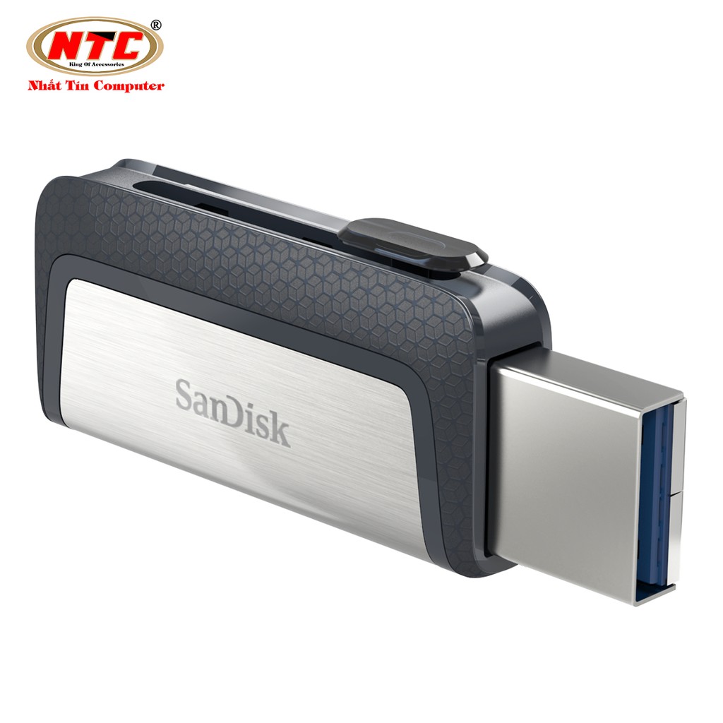 USB OTG Sandisk Ultra Dual Type-C 3.1 16GB 130MB/s (Bạc)