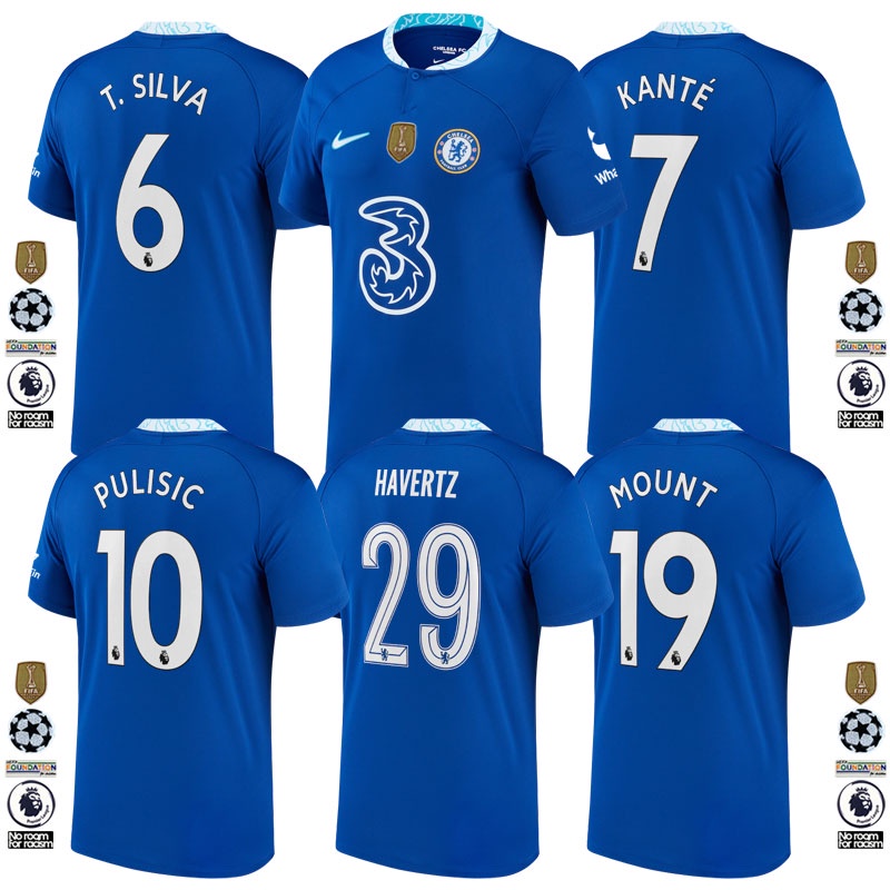 Áo Thun Số 22 / 23 Chelsea Size S-4XL Thời Trang 2022 / 23