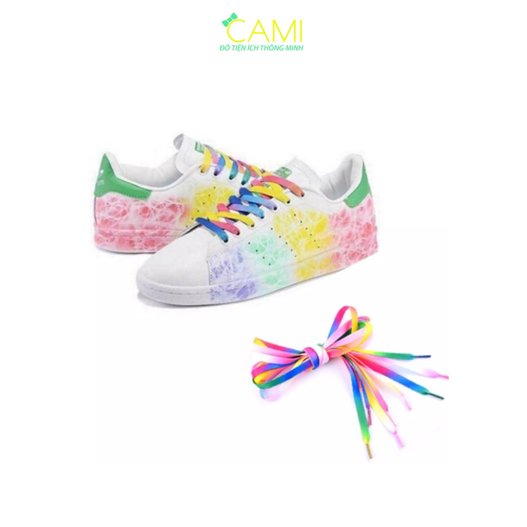 Dây giày thể thao đa dạng màu sắc chất liệu vải polyester bản rộng 0.8cm - Cami - CMPK32