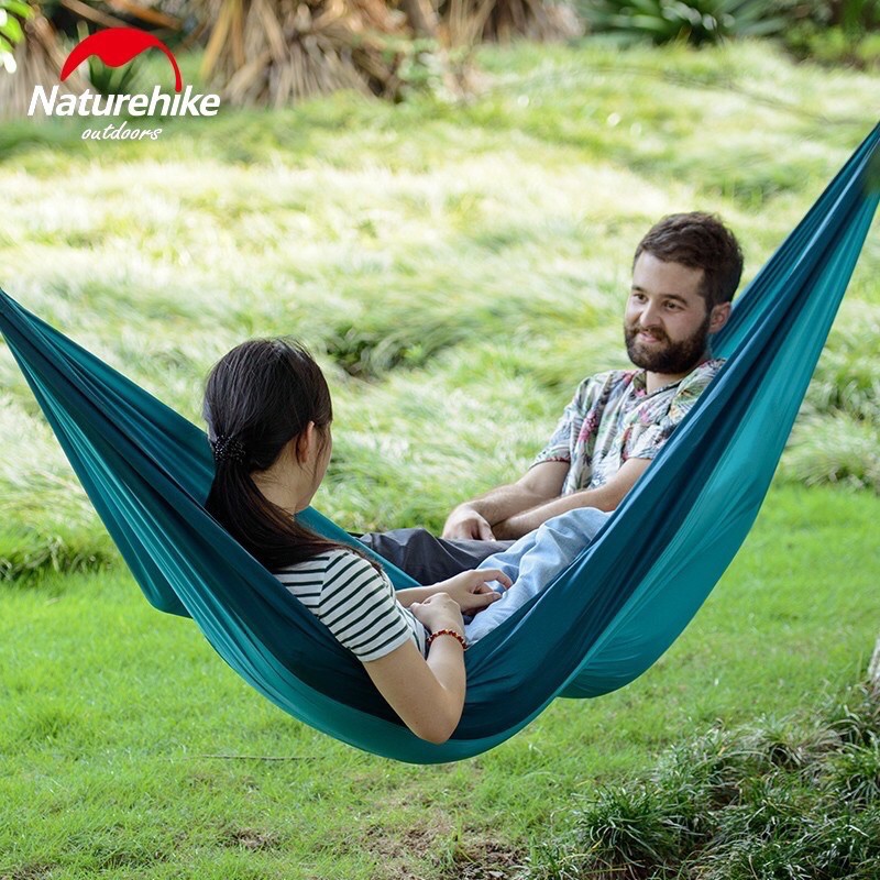 Võng naturehike cắm trại du lịch dã ngoại đơn và đôi vải dù xếp gọn A200