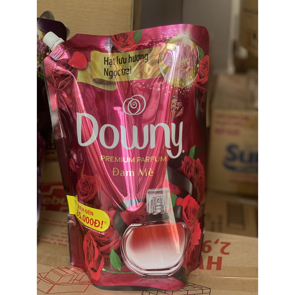 Nước xả vải Downy Hương Nước Hoa túi 2L và 3.5L (mới)
