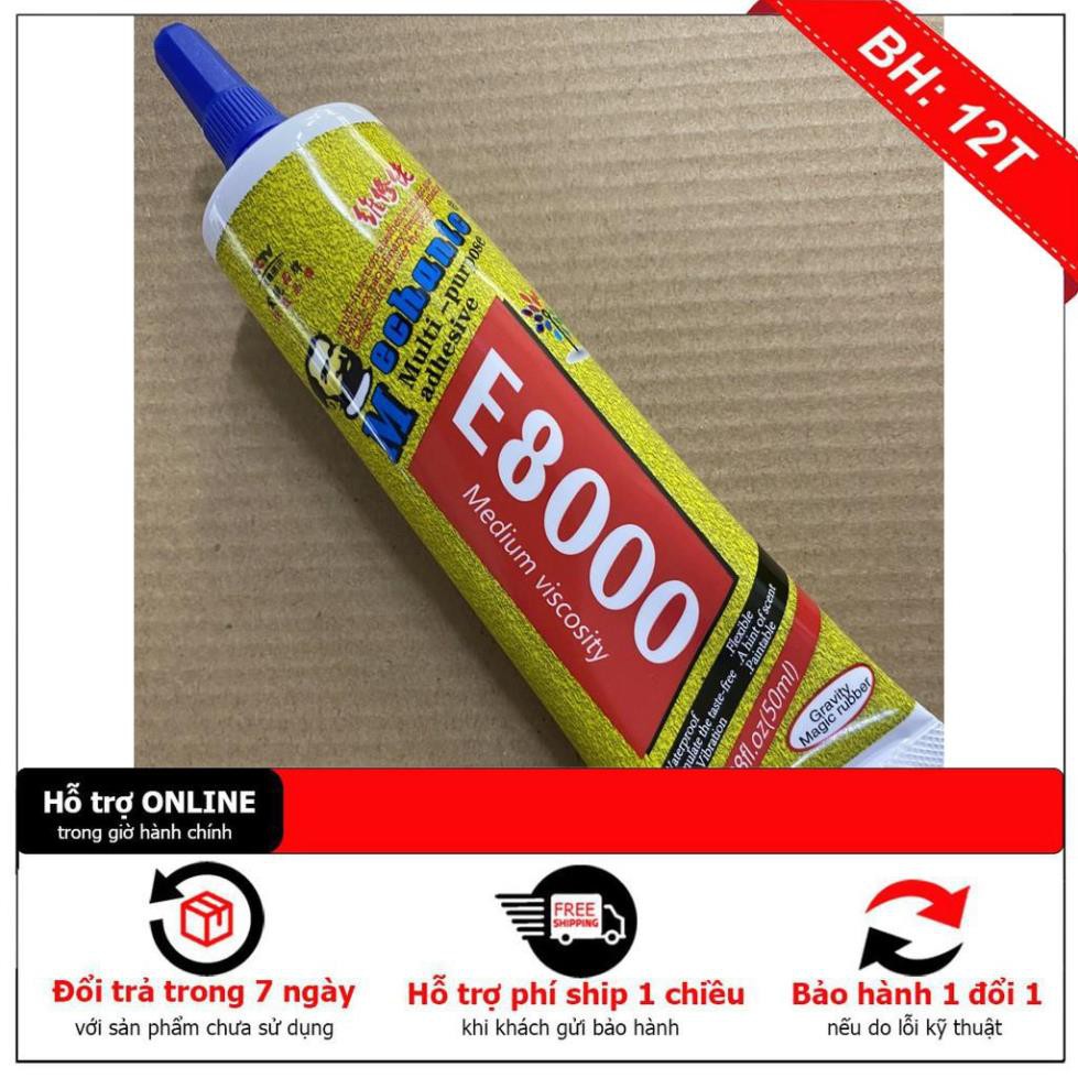 [BH12TH] Keo Dán Viền Màn Hình, Nắp Lưng Điện Thoại E8000 trong suốt 80ml