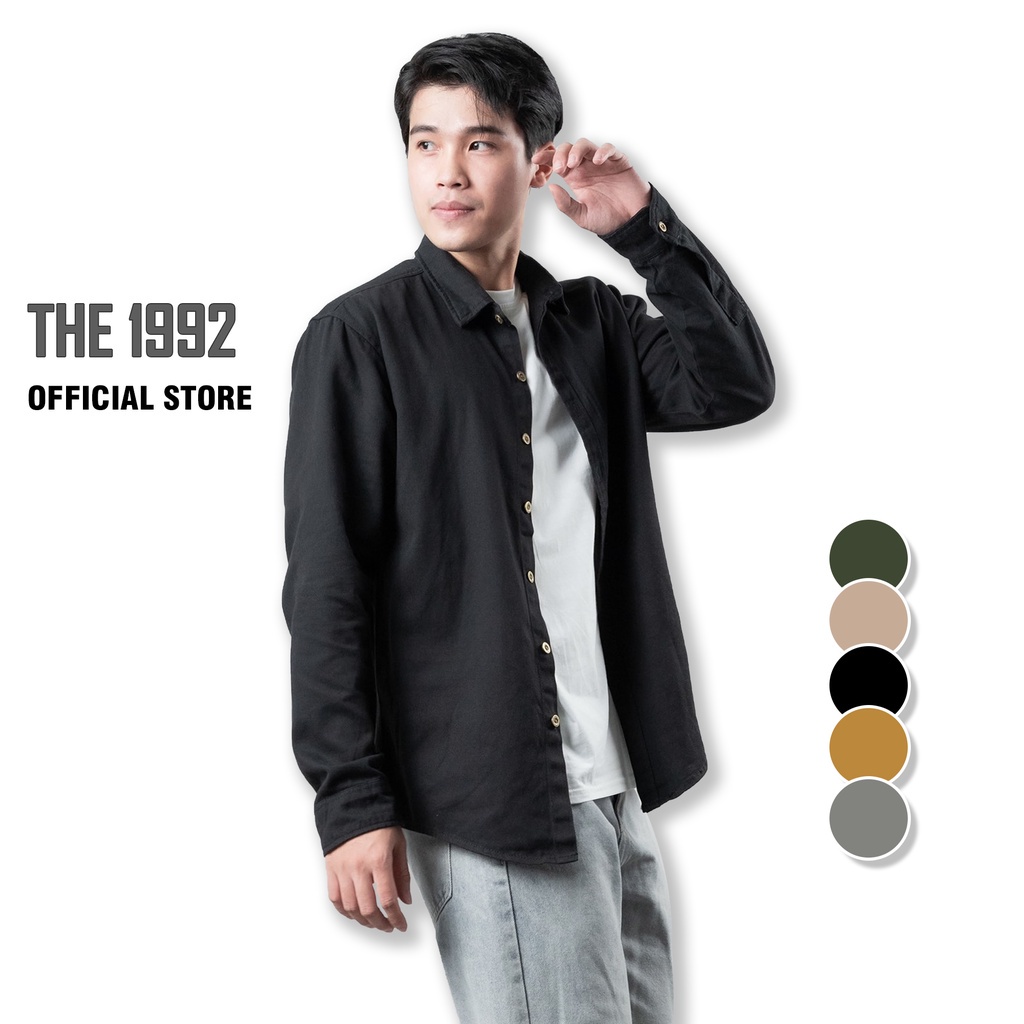 Áo sơ mi kaki nam dài tay THE 1992 Form Regular Fit - Hàng mới về