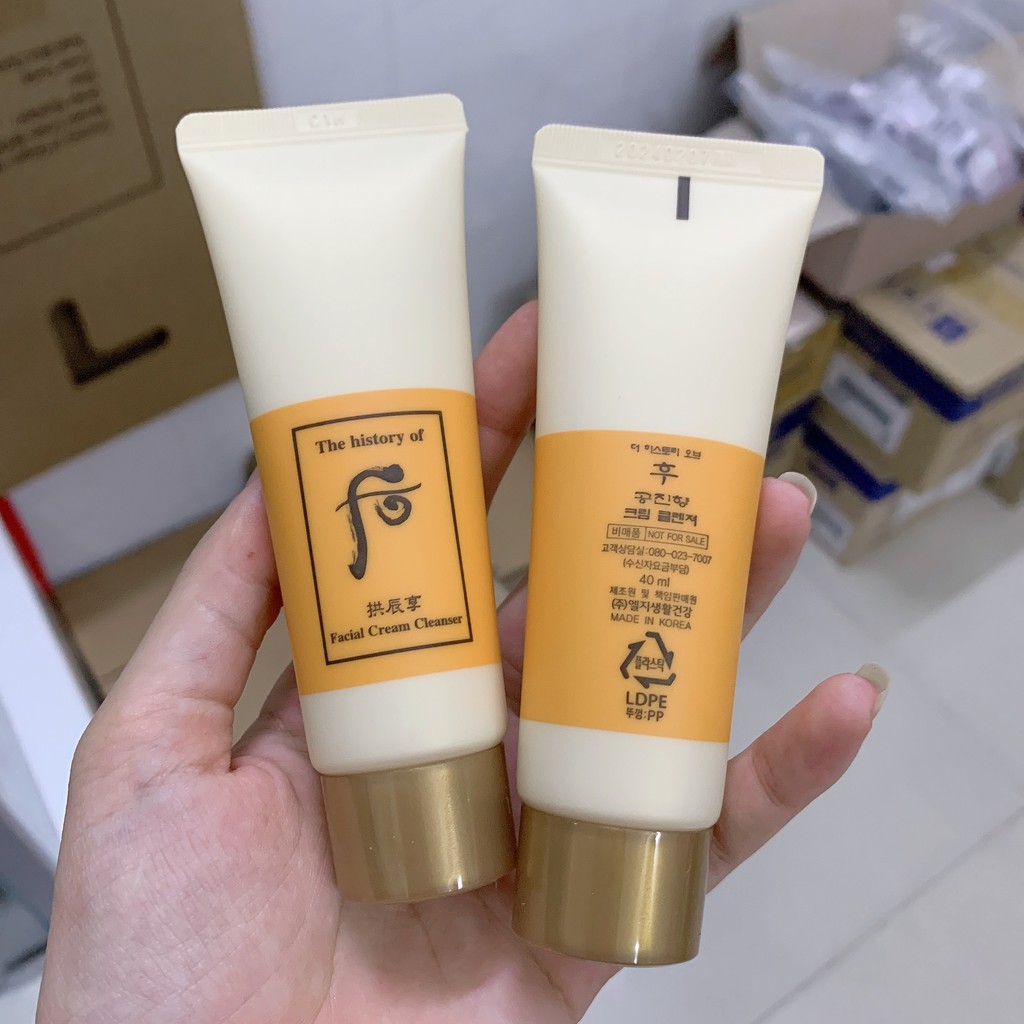 Kem tẩy trang whoo Gongjinhyang facial cream 40ml